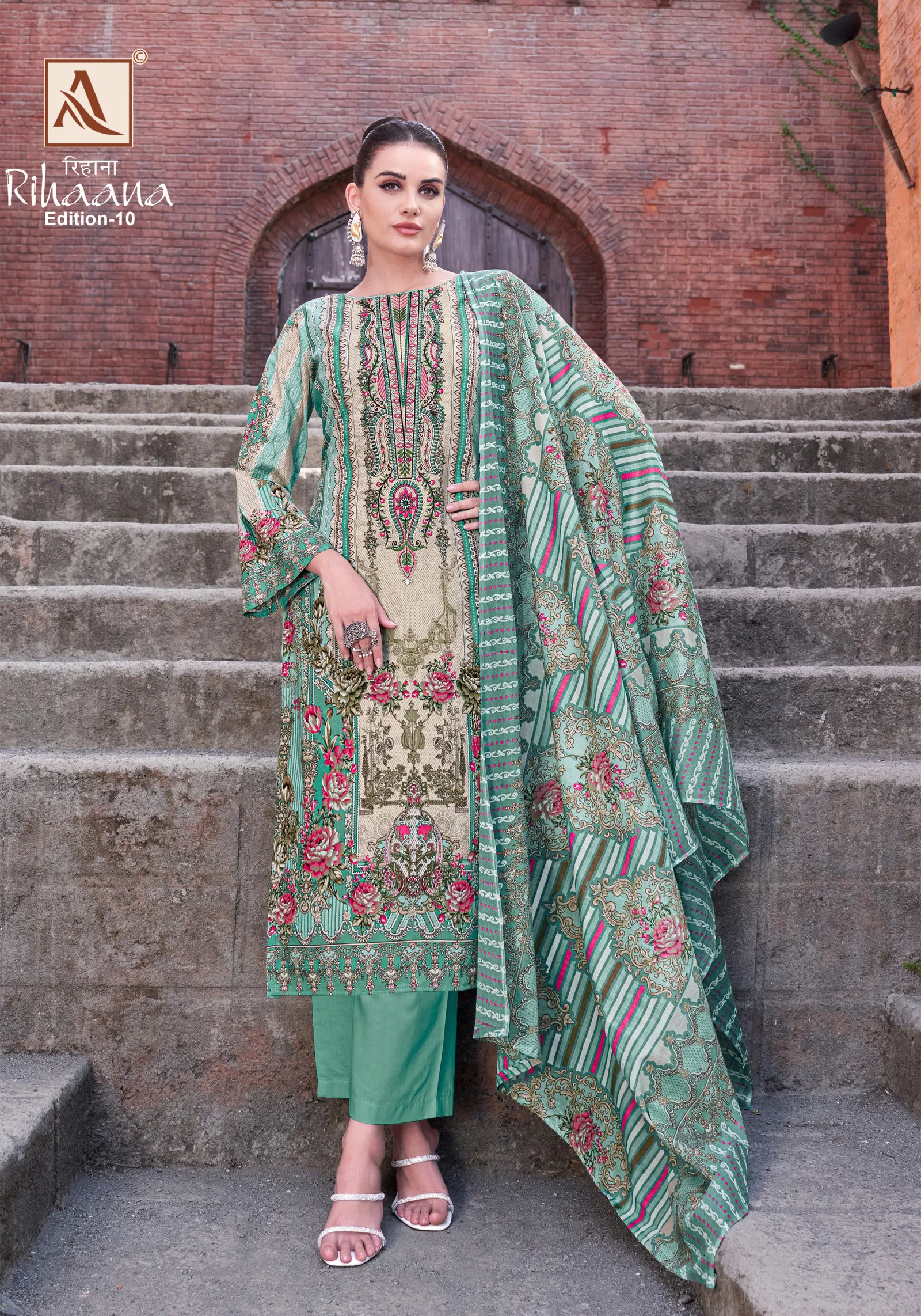 Rihaana Edition 10 By Alok Suit Cambric Cotton Pakistani Dress Material Orders In India